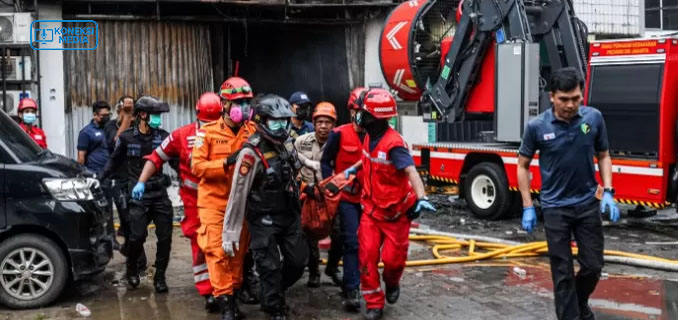 Kelalaian Fatal di Terra Drone Polisi Soroti Akses Evakuasi Pasca-Kebakaran 22 Korban