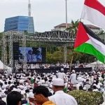 Massa Datangi Reuni 212, Ada yang Bawa Bendera Palestina