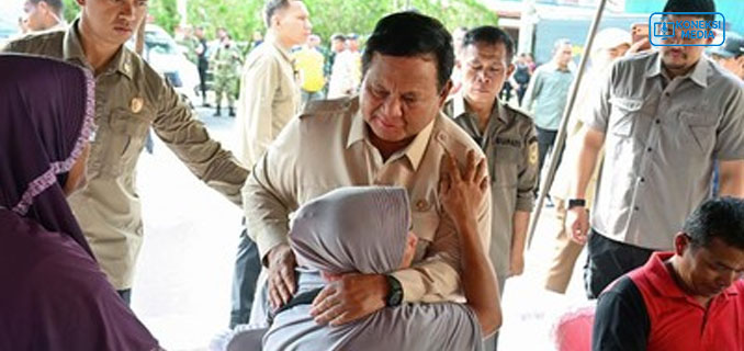 Prabowo Akui & Minta Maaf Atas Pemadaman Listrik Pascabanjir