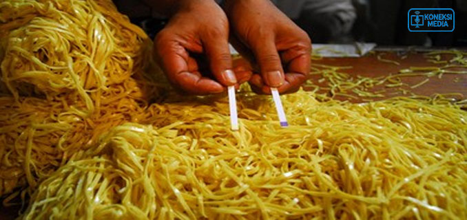 Temuan Mi Kuning Mengandung Zat Berbahaya di Jakarta Selatan