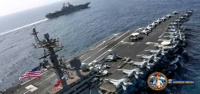 AS Kirim Kapal Induk ke Timur Tengah Sinyal Perang Lawan Iran