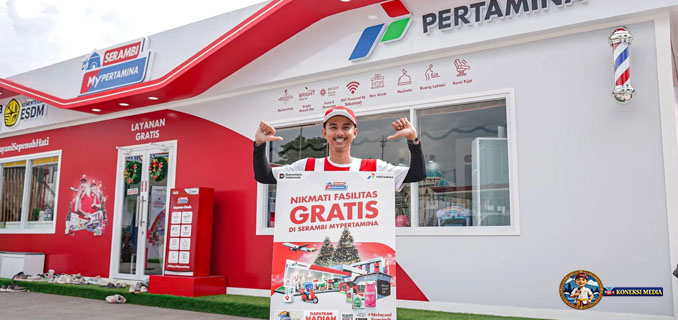 Arus Balik Nataru Serambi MyPertamina Beri Layanan Gratis di Rest Area Tol