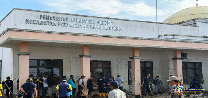 Bakti Sosial Tanpa SPPD Ribuan Relawan ASN Aceh Terjun ke Lokasi Bencana