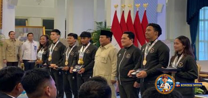 Erick Thohir Lapor Prestasi SEA Games ke Prabowo, Bonus Rp465 M Cair!