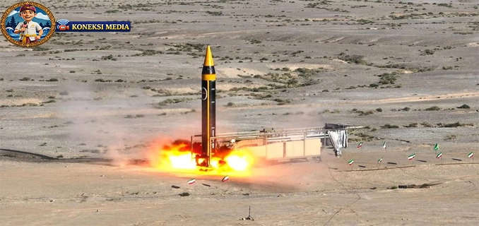 Akhirnya Iran Pakai Rudal Balistik Jarak Jauh Israel Warning Eropa